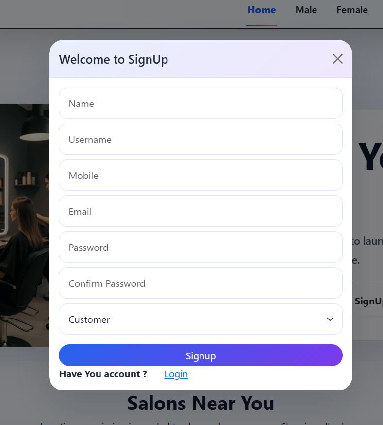 SnipAlert signup form